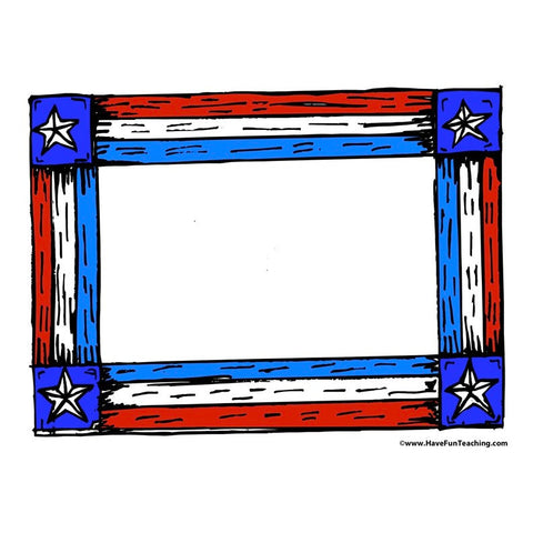 4th of July Paper Worksheet