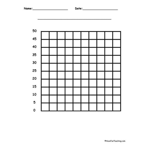 50 by 50 Y Axis Worksheet 2