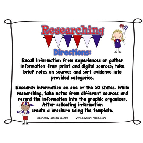 50 States Research Game