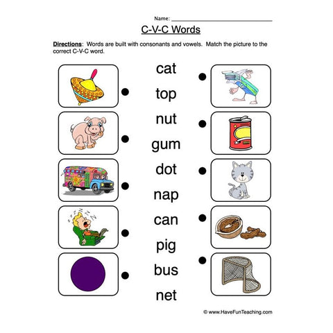 CVC Worksheet