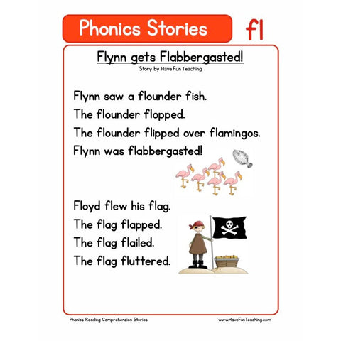 Phonics Reading Comprehension Fl Worksheet