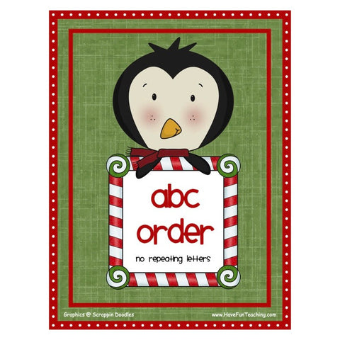 ABC Order Game 3