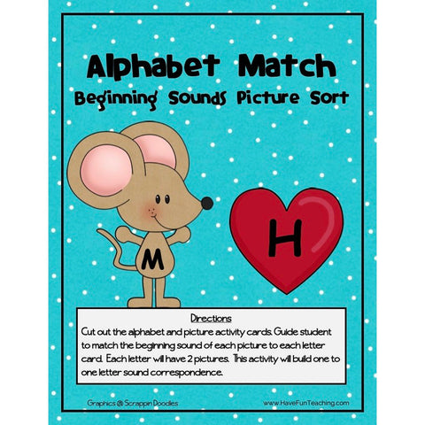 One Letter Sound Correspondence. Game