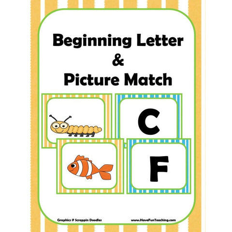 Alphabet Picture Matching Game