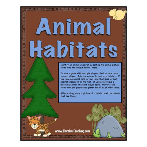 Animal Habitats Game