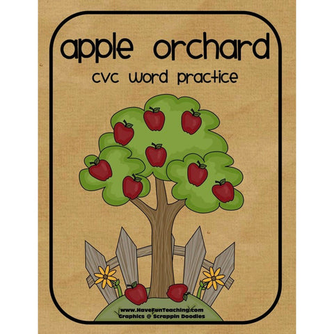 Apple CVC Mat Game