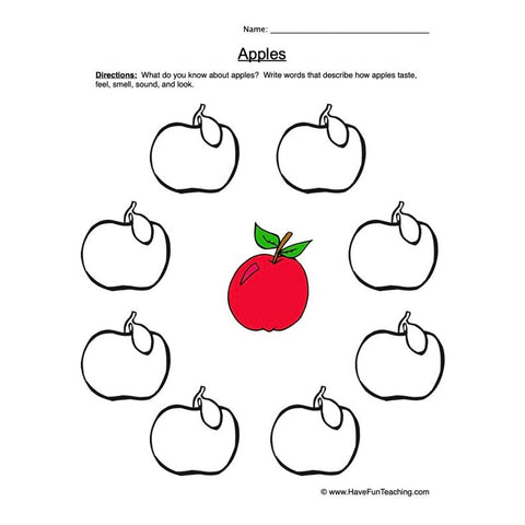 Apples Worksheet 2