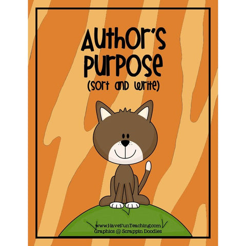 Authors Purpose Game