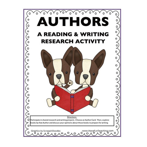 Authors Research Game