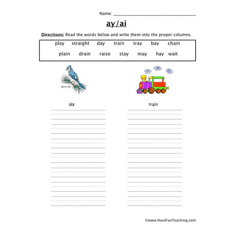 AY AI Worksheet