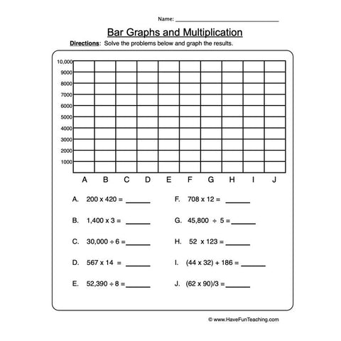 Bar Graph Worksheet 2