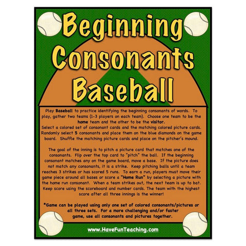 Beginning Consonants Game