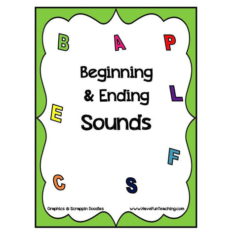 Beginning Ending Sounds Game