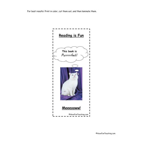 Cats Bookmark