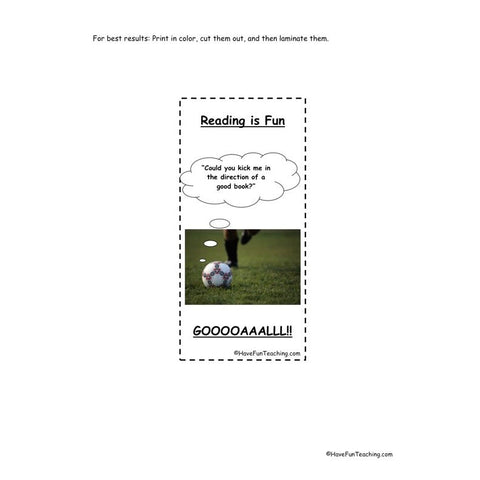 Sports Bookmark