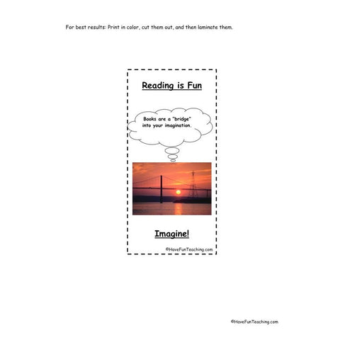 Sunset Bookmark