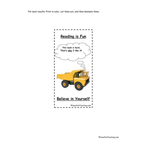 Trucks Bookmark