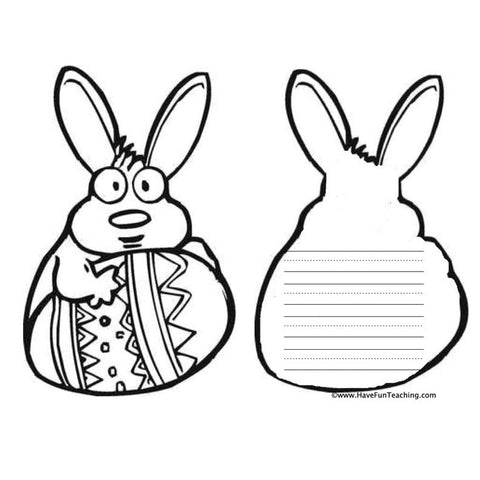 Bunny Shape Book Worksheet