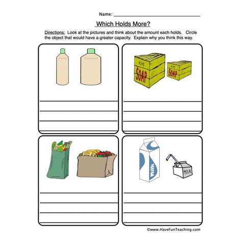 Capacity Worksheet 2