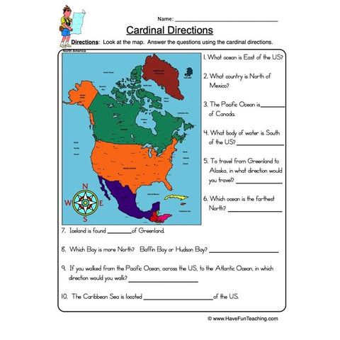 Cardinal Worksheet 2