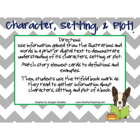 Character Setting Plot Game
