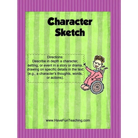Character Sketch Game