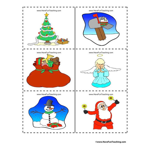 Christmas Clip Art Worksheet