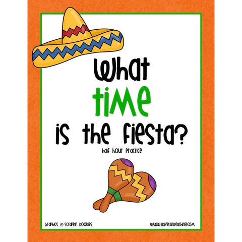 Cinco De Mayo Clock Half Hour Game