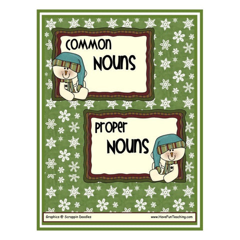 Common Proper Noun Game