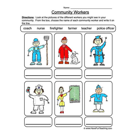 Community Worksheet