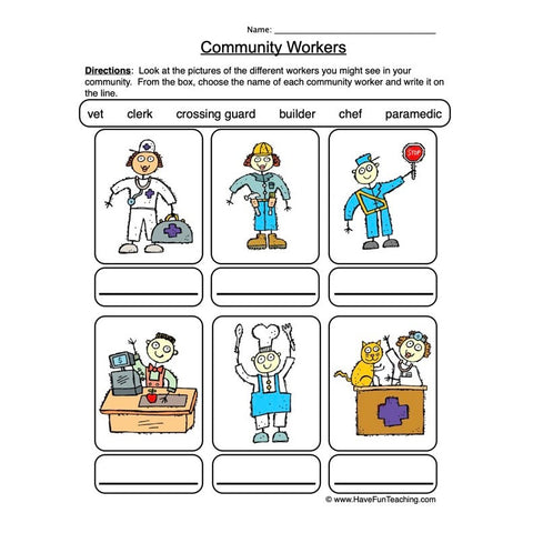 Community Worksheet 2