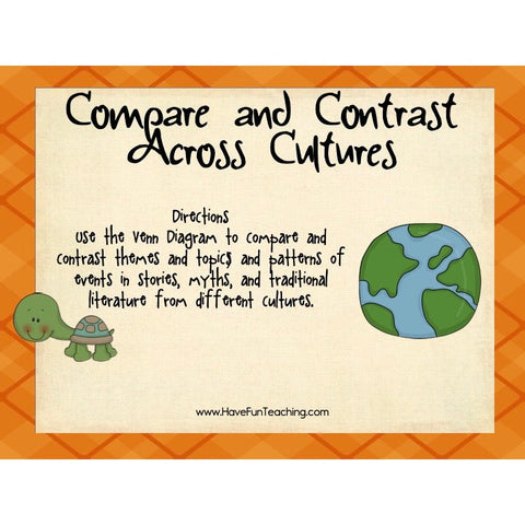 Compare and Contrast Across Cultures Game
