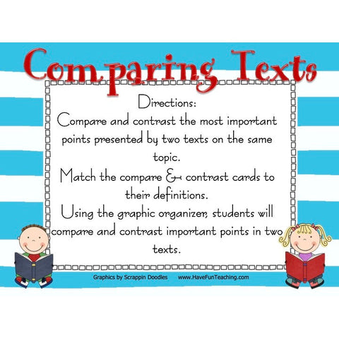 Comparing Texts Game