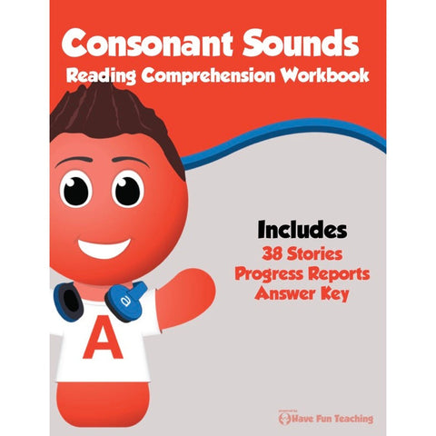 Consonant Sounds Reading Comprehension Workbook
