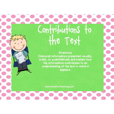 Contributions to the Text Game