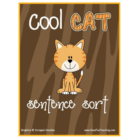 Cool Cat Sentences Game