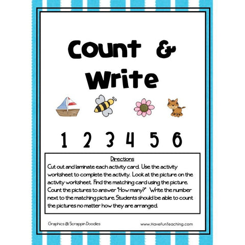Counting Objects Game