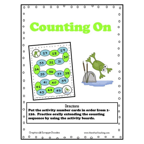 Counting on to 120 Game