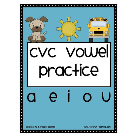 CVC Vowel Game