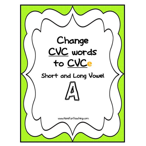 CVCe Long Vowel A Game