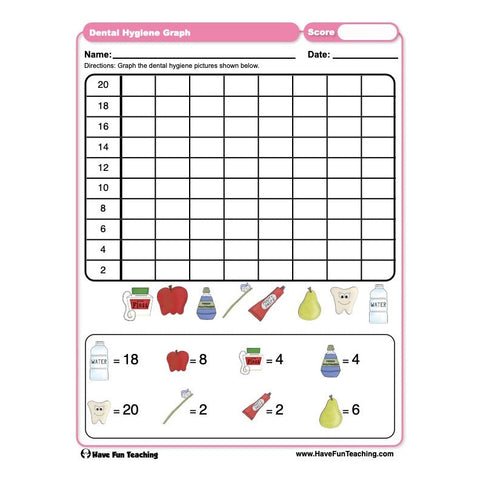 Dental Hygiene Graph Worksheet