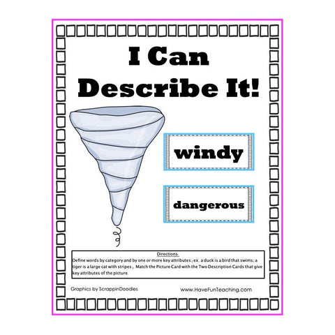 Describing Words Game