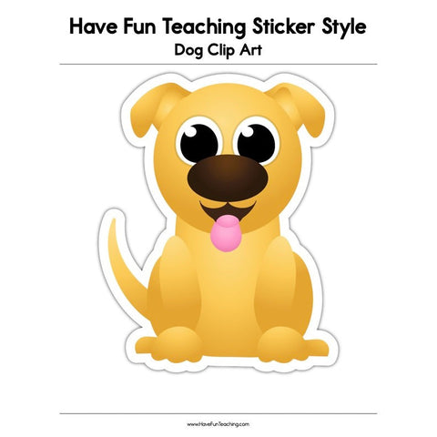 Dog Clip Art Worksheet