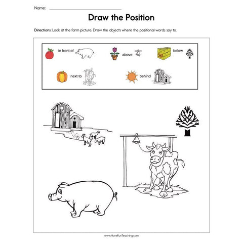 Draw the Position Worksheet