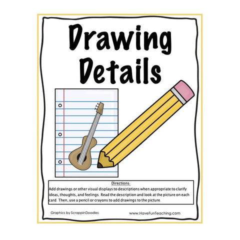 Drawing to Add Details Game