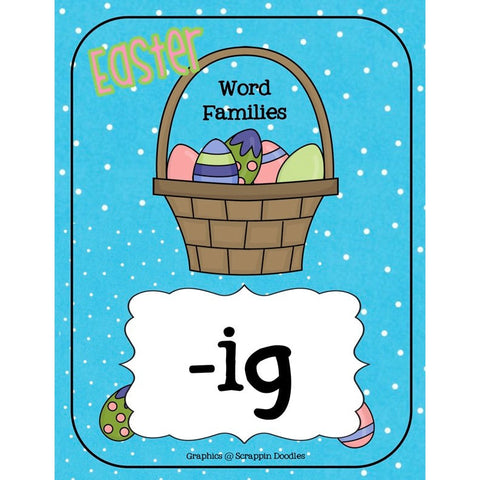 Easter Word Family Ig Game