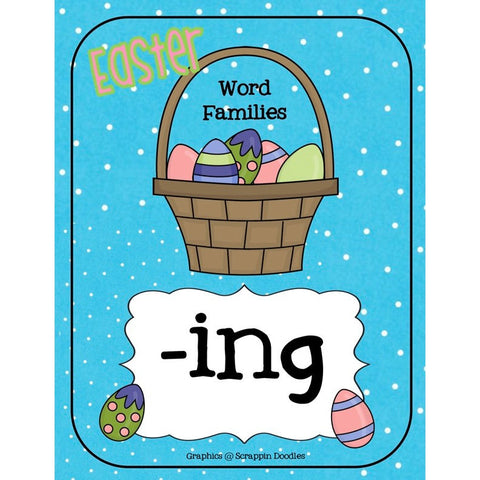 Easter Word Family Ing Game