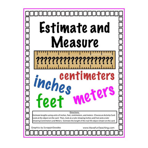 Estimate and Measure Game