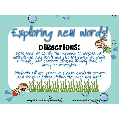 Exploring New Words Prefix Game