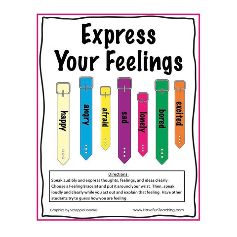 Express Your Feelings Character Education Game